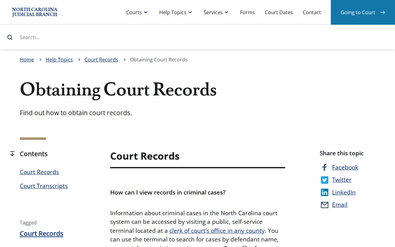 Pamlico County court record search official records guidance